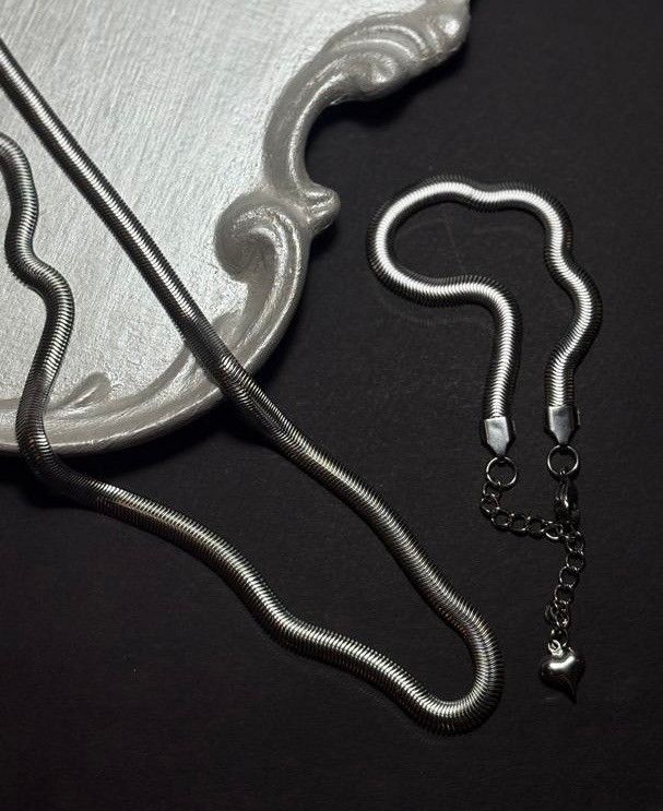 گردنبند و دستبند ماری ۴ میل