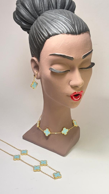 آبی روشن طلایی