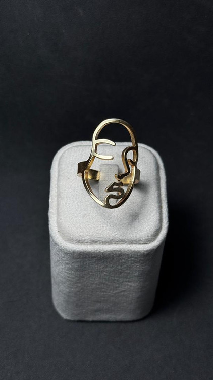 انگشتر استیل چهره